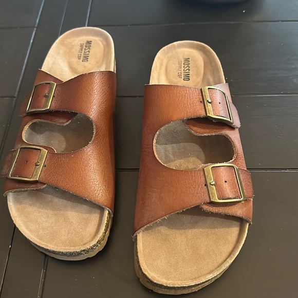 Birkenstock Look Mossimo brand beautiful new brown sandals - Picture 3 of 9